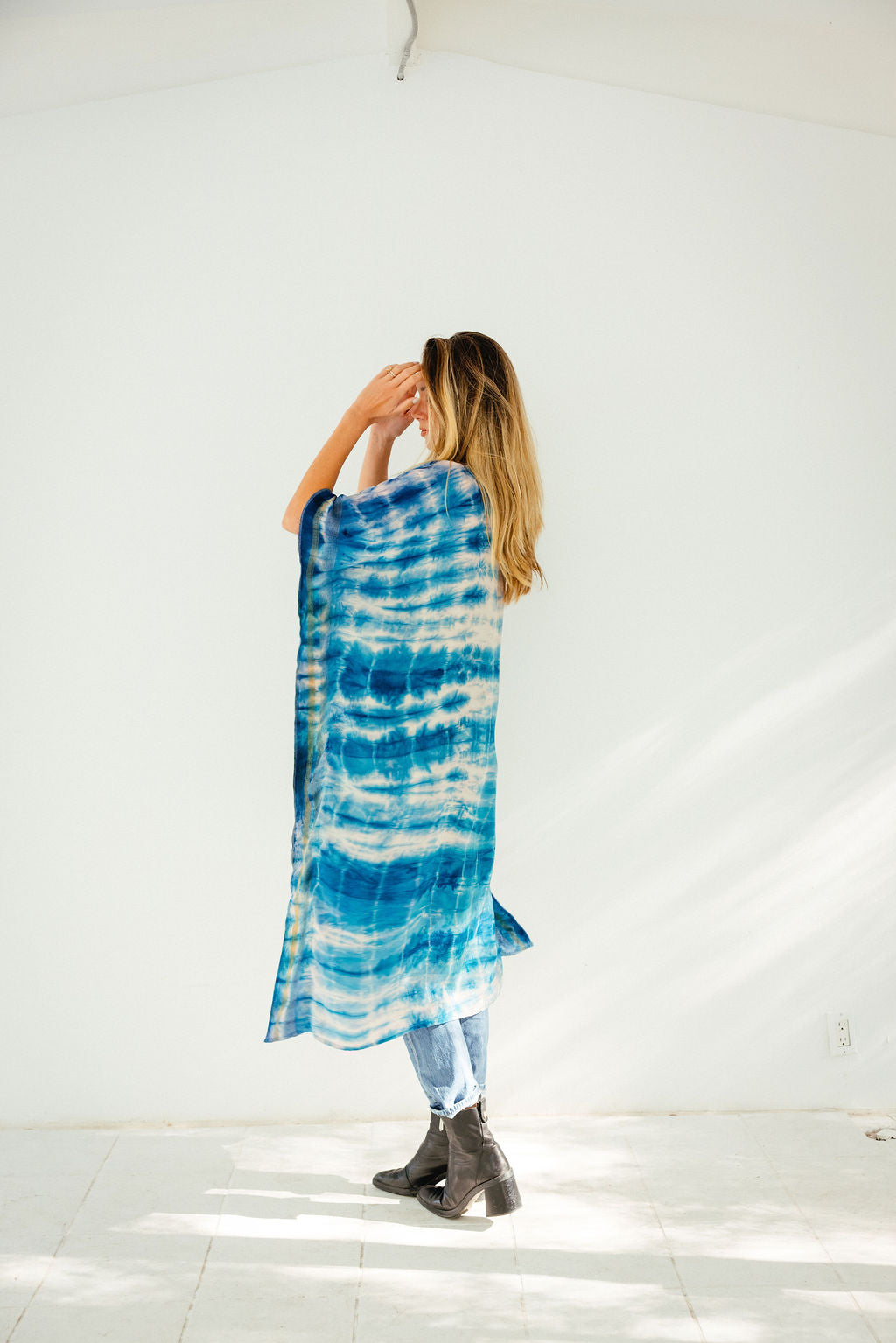 Long Caftan - Blue