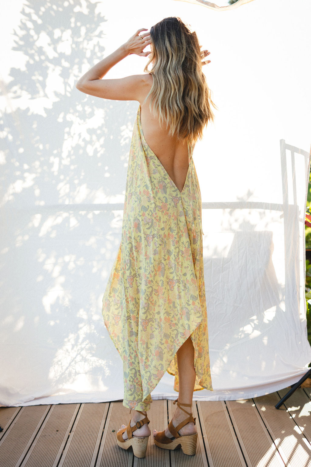 Sun Child Classic Silk Dress - Clementine