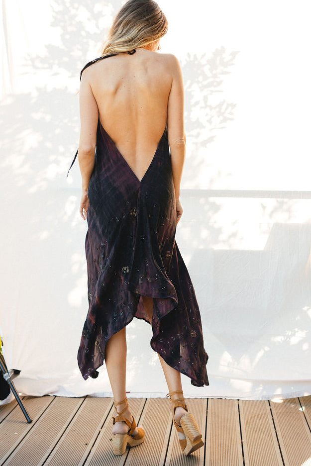 Sun Child Classic Silk Dress - Holiday
