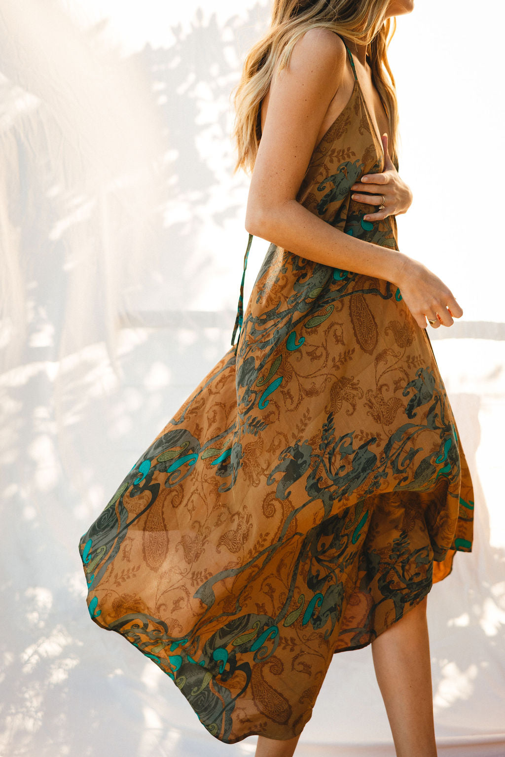 Sun Child Classic Silk Dress - Maeve