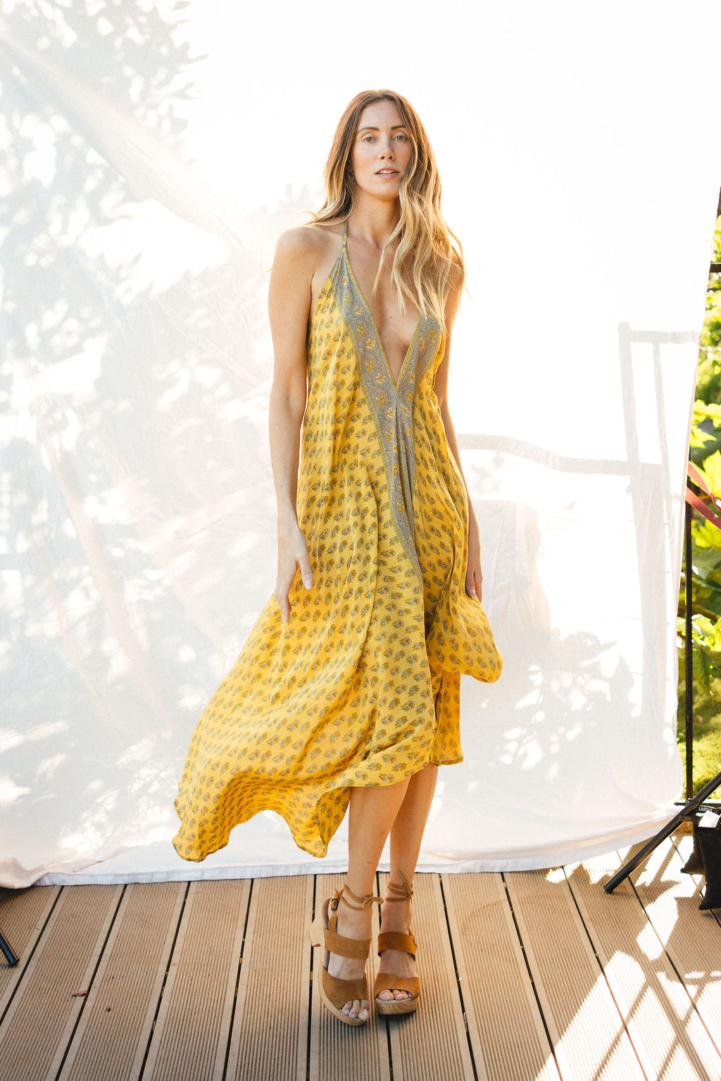 Sun Child Classic Silk Dress - Colby