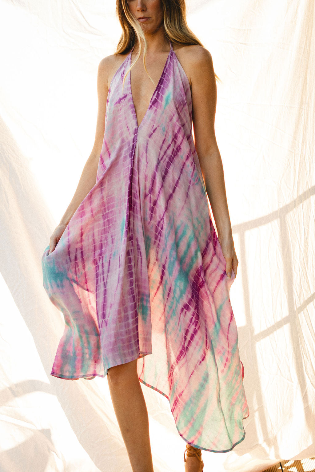 Sun Child Classic Silk Dress - Duke