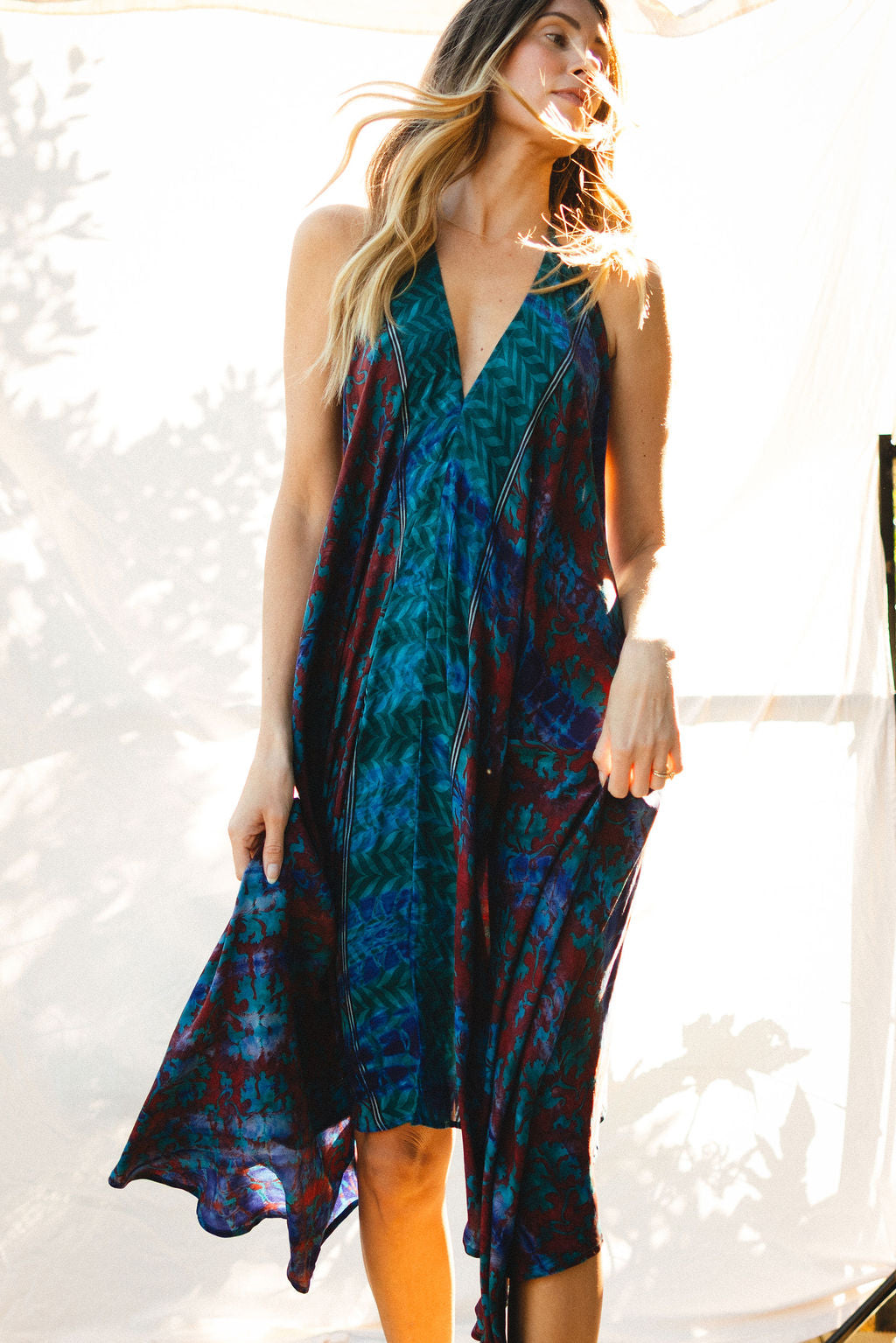 Sun Child Classic Silk Dress - Minnie