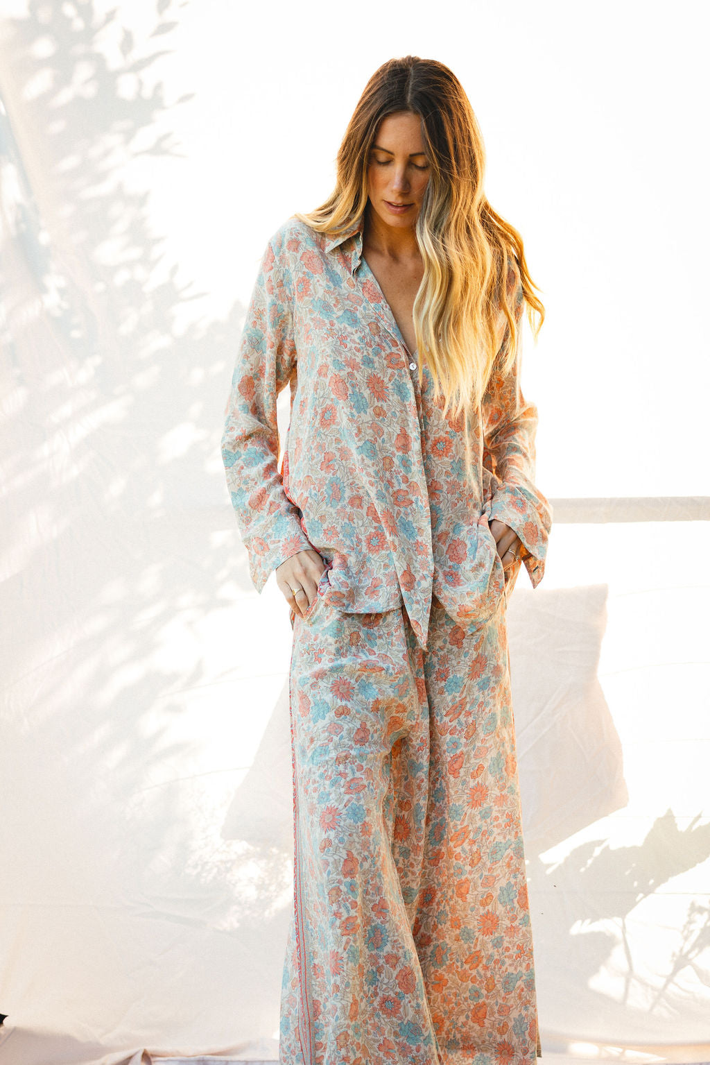 Open Back Boyfriend Shirt - Winter