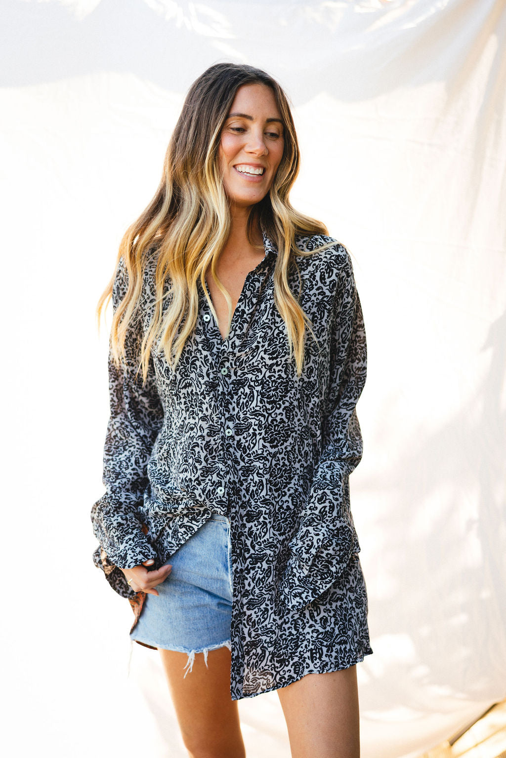 Boyfriend Shirt - Bliss