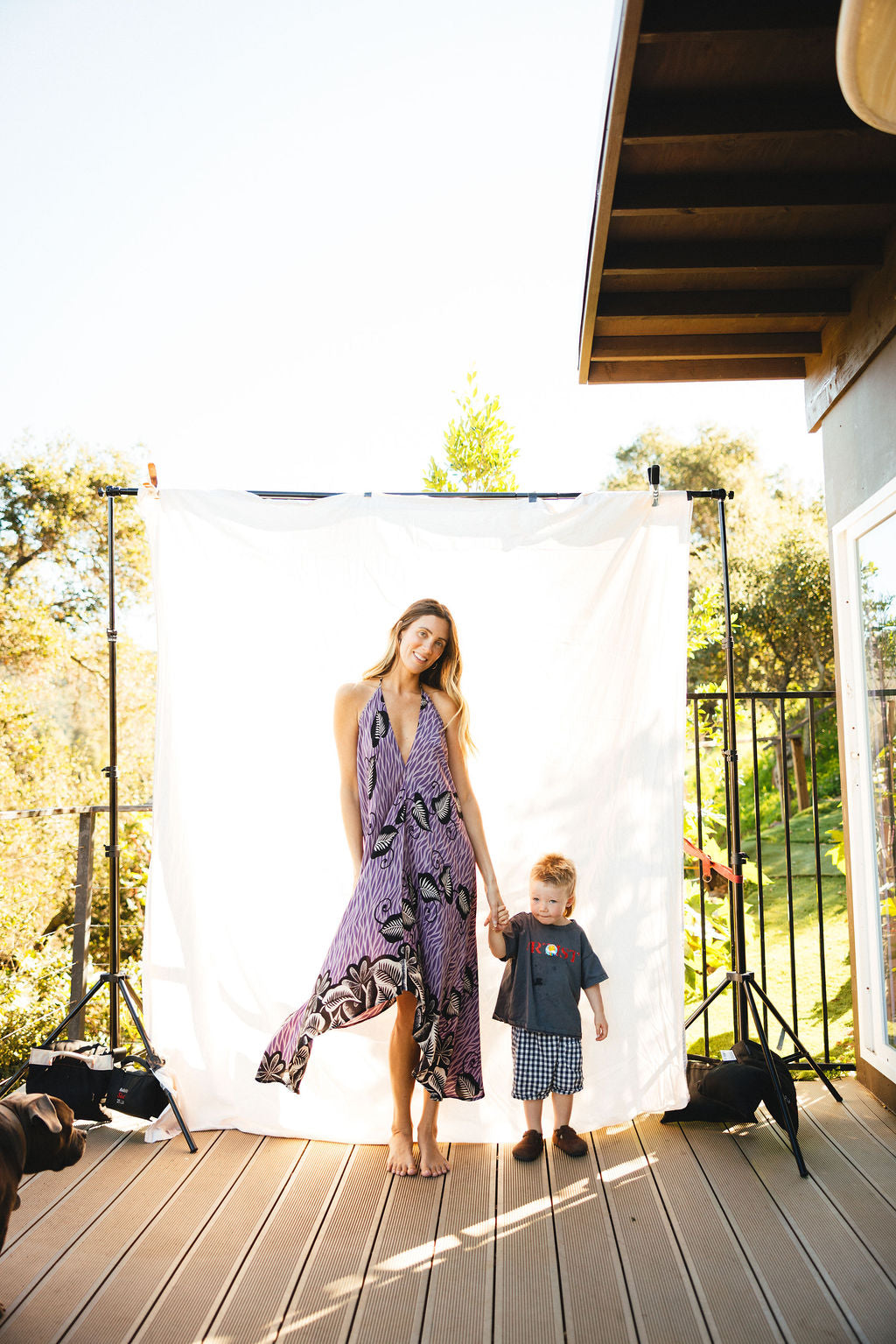 Sun Child Classic Silk Dress - Suzu