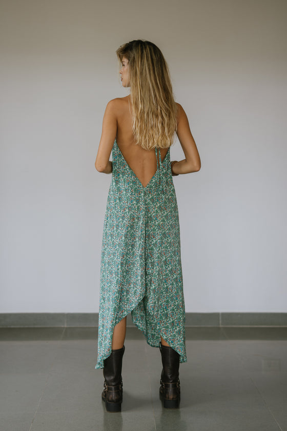 Sun Child Classic Silk Dress - One of a Kind - Jordy