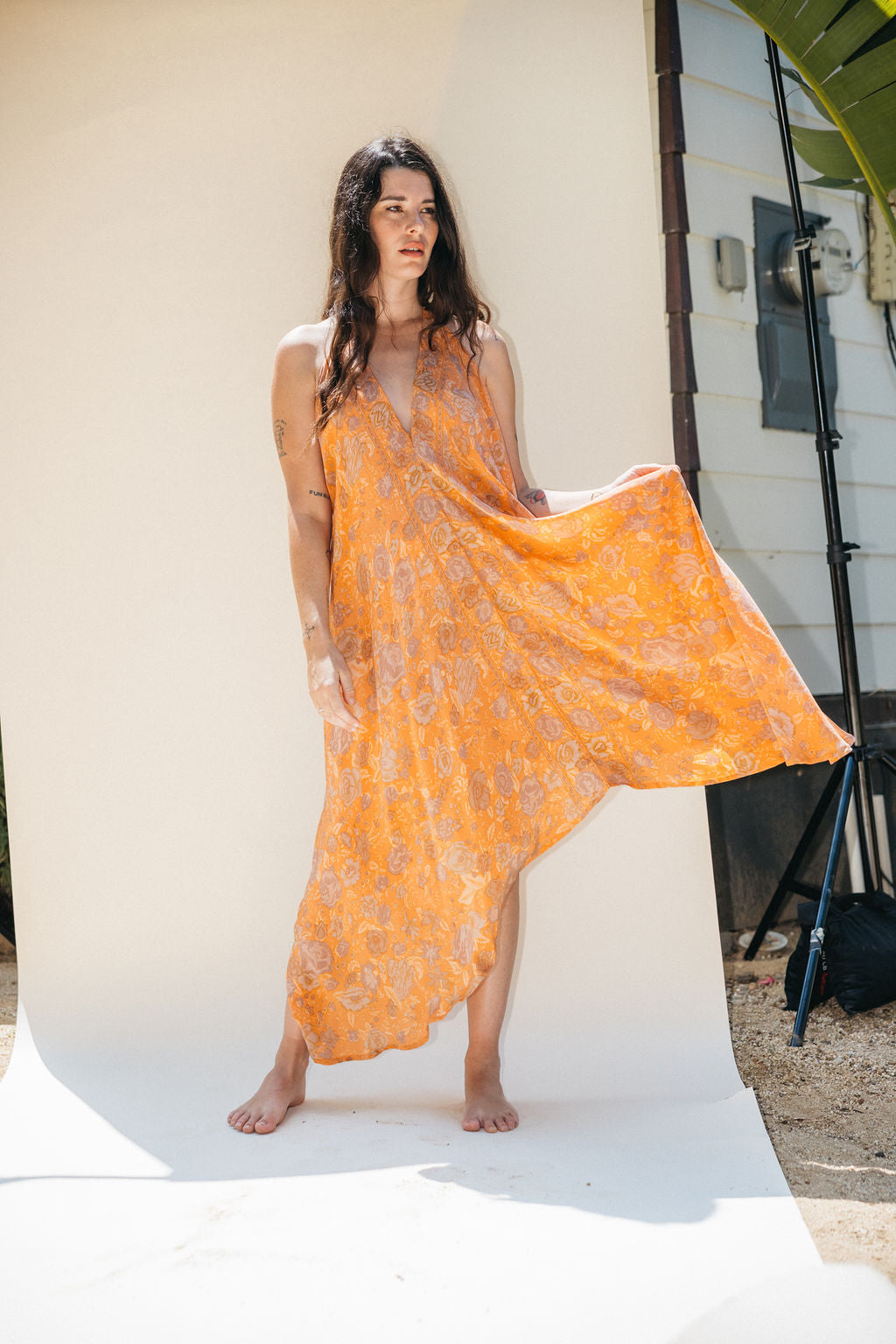 Sun Child Classic Silk Dress - Dago