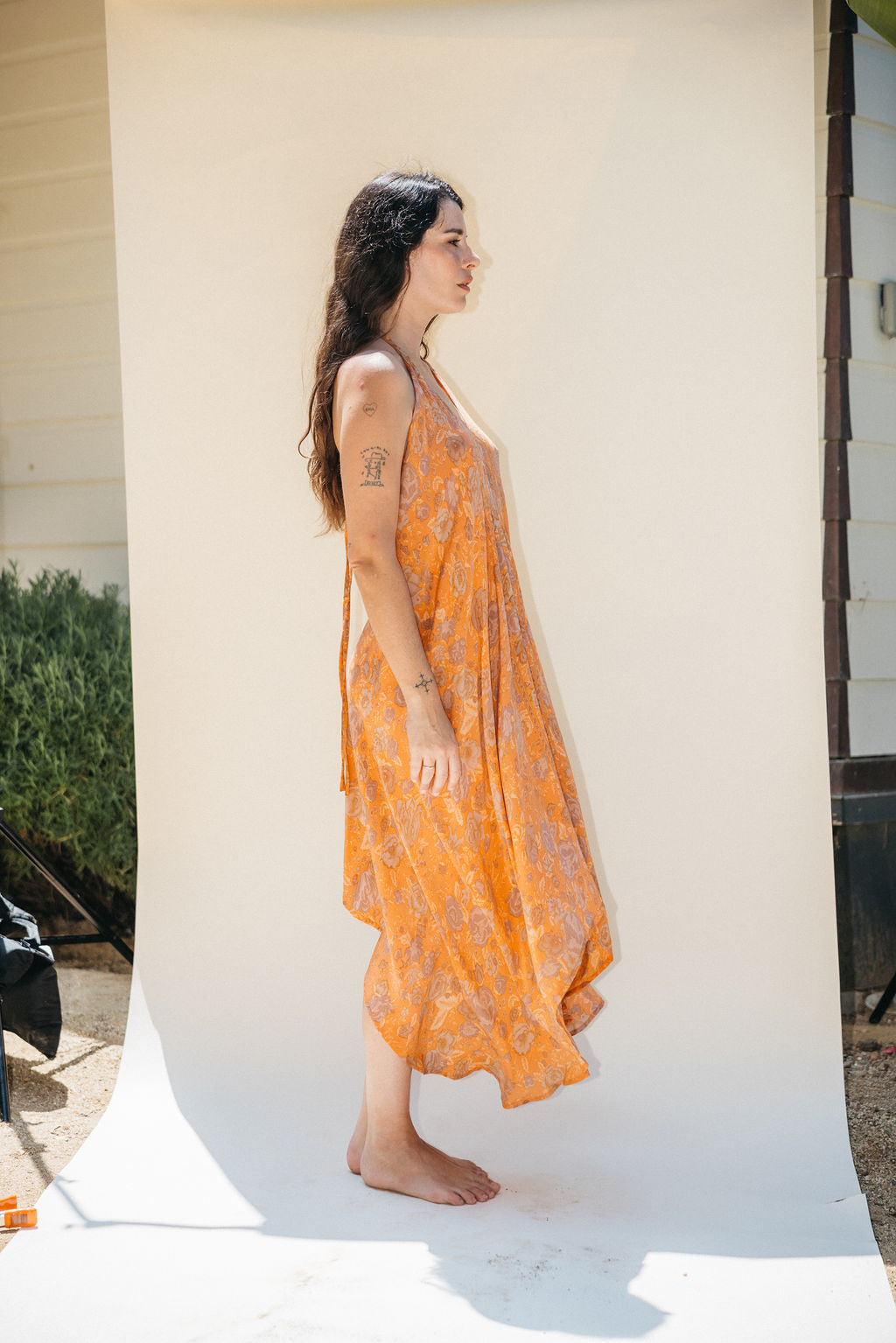 Sun Child Classic Silk Dress - Dago
