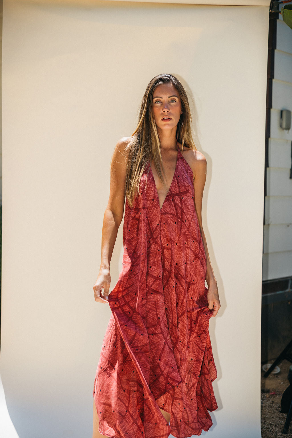Sun Child Classic Silk Dress - Becca