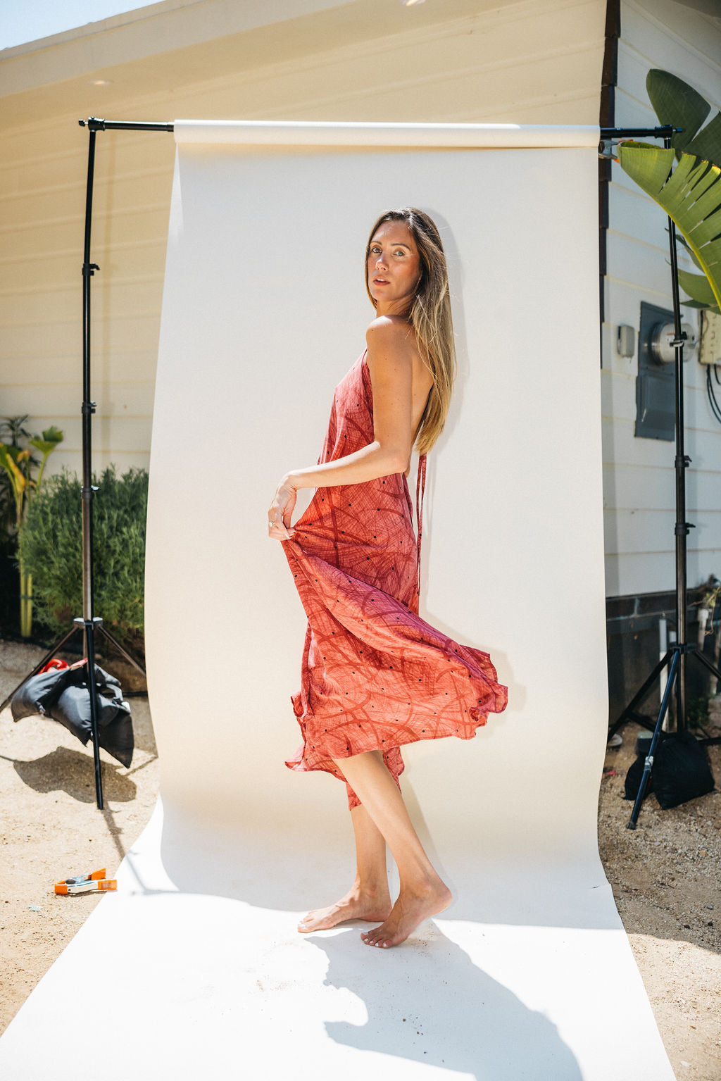 Sun Child Classic Silk Dress - Becca