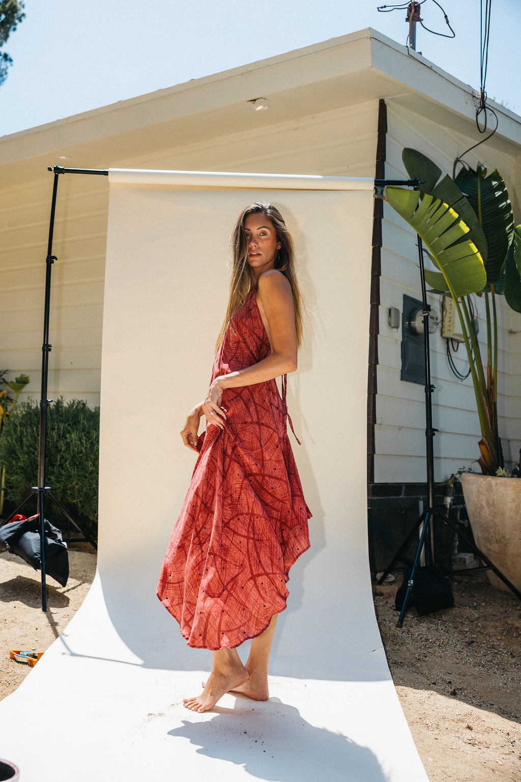 Sun Child Classic Silk Dress - Becca