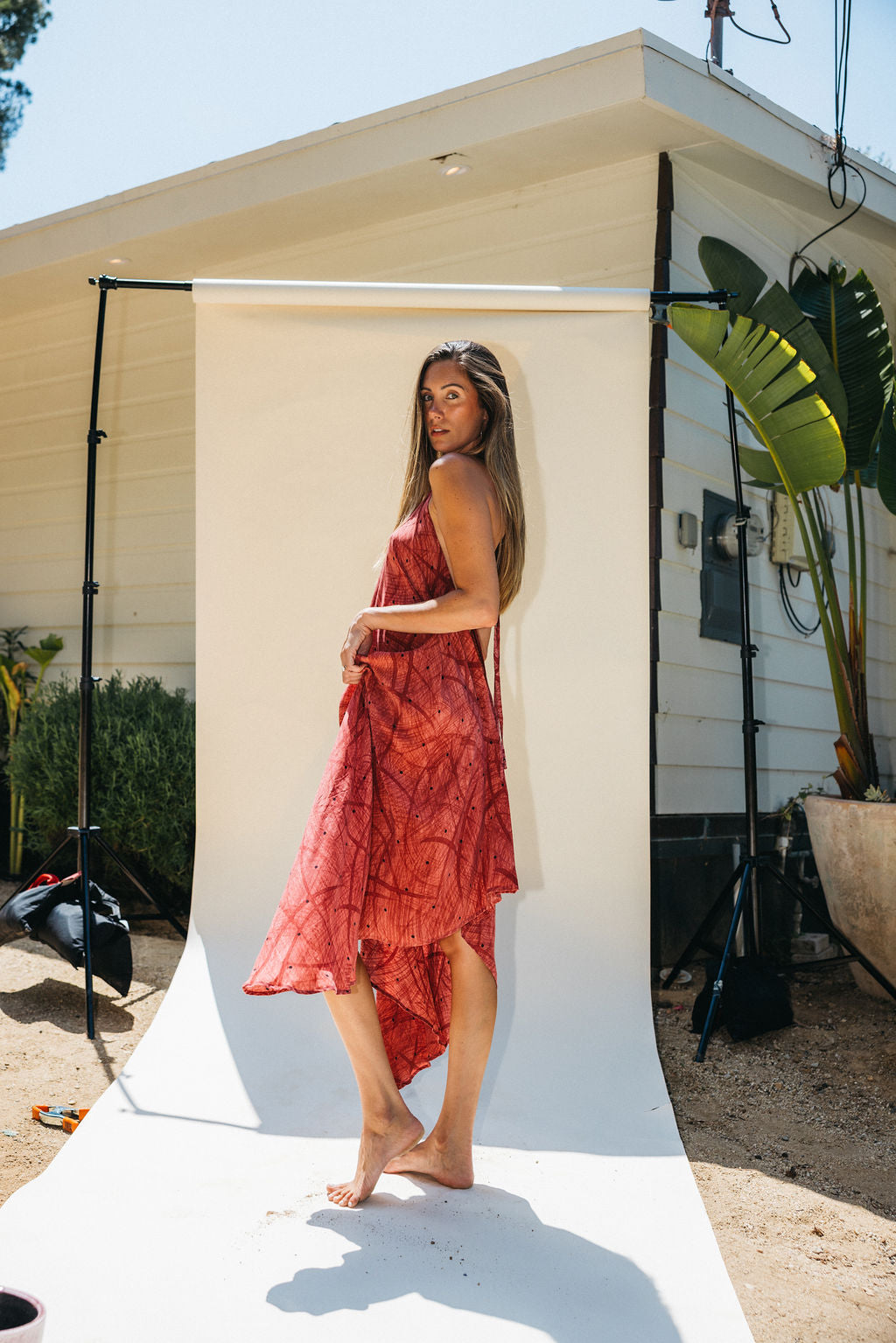 Sun Child Classic Silk Dress - Becca