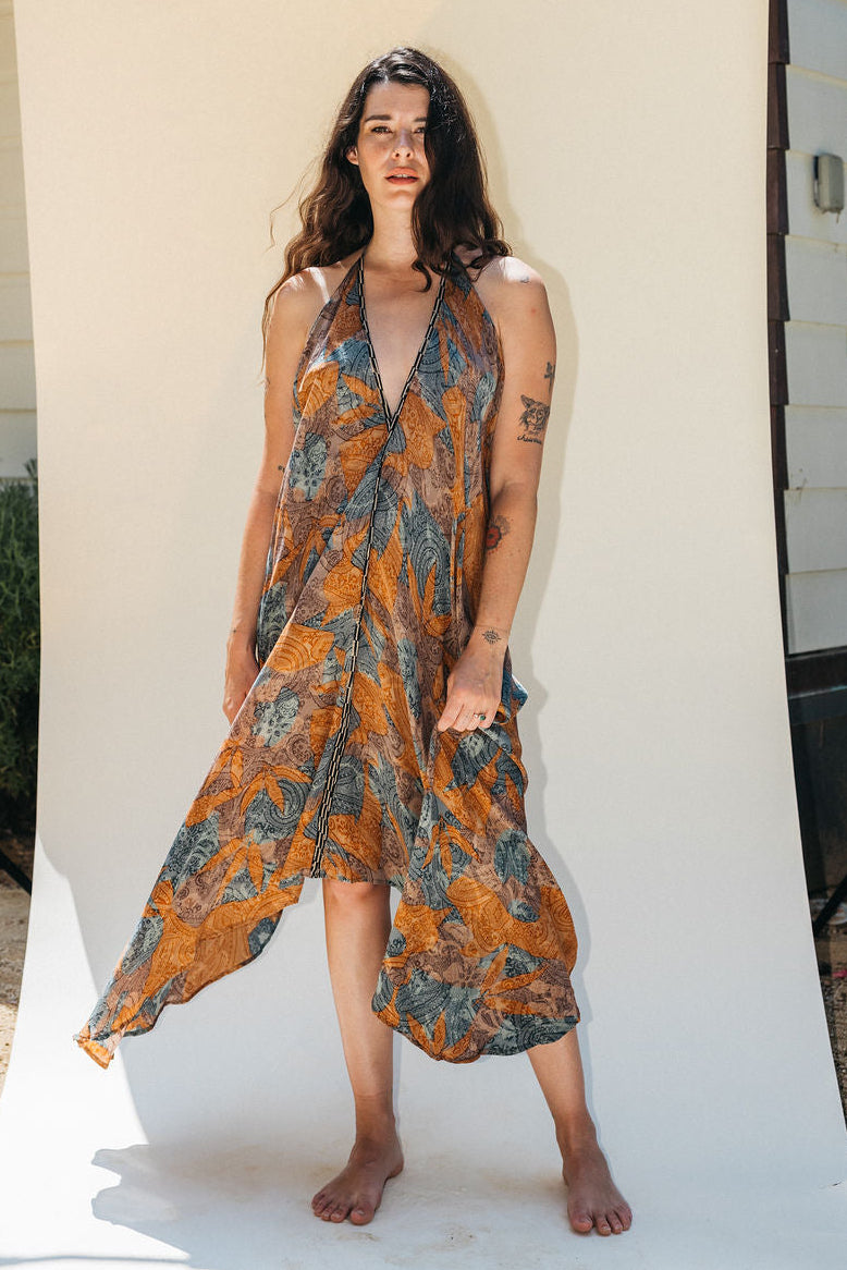 Sun Child Classic Silk Dress - Alexa