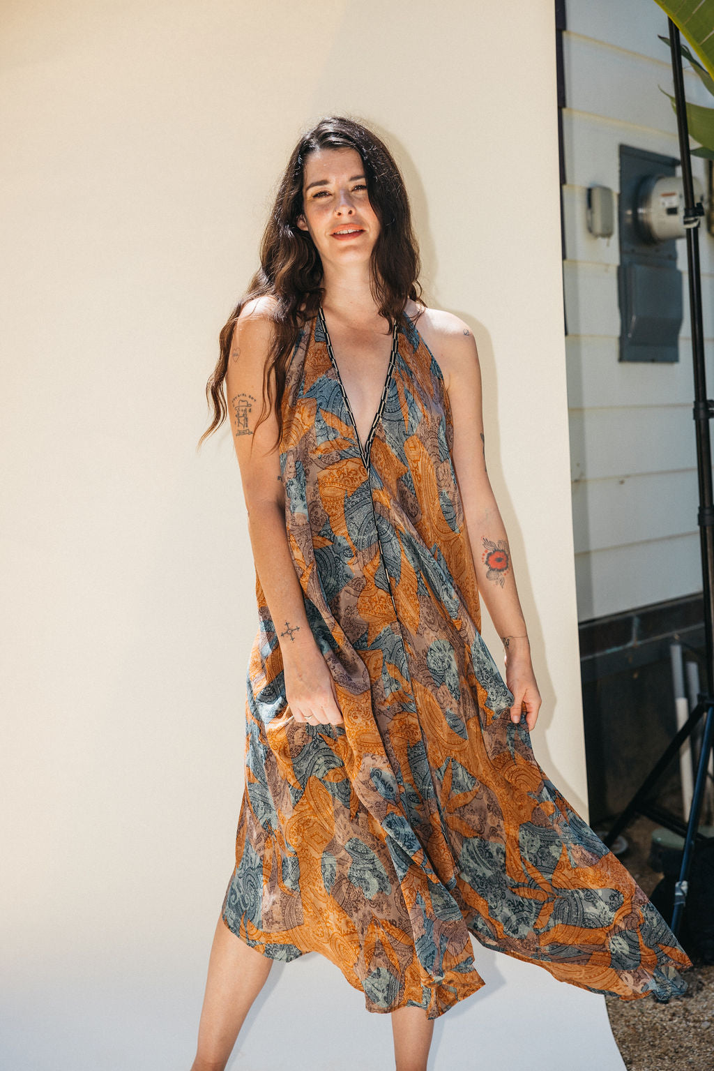 Sun Child Classic Silk Dress - Alexa