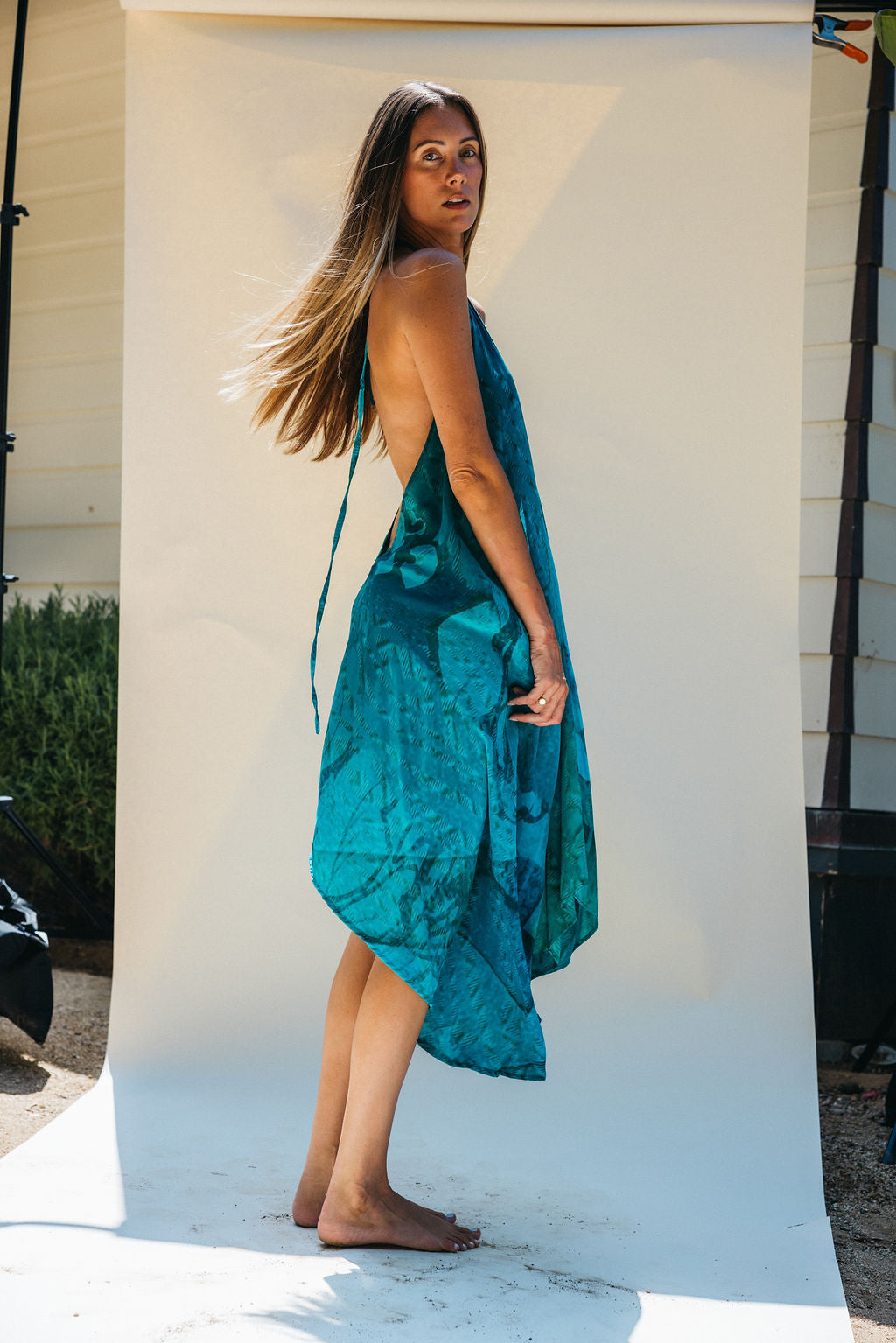 Sun Child Classic Silk Dress - Ava