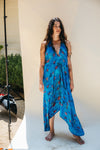 Sun Child Classic Silk Dress - Sage