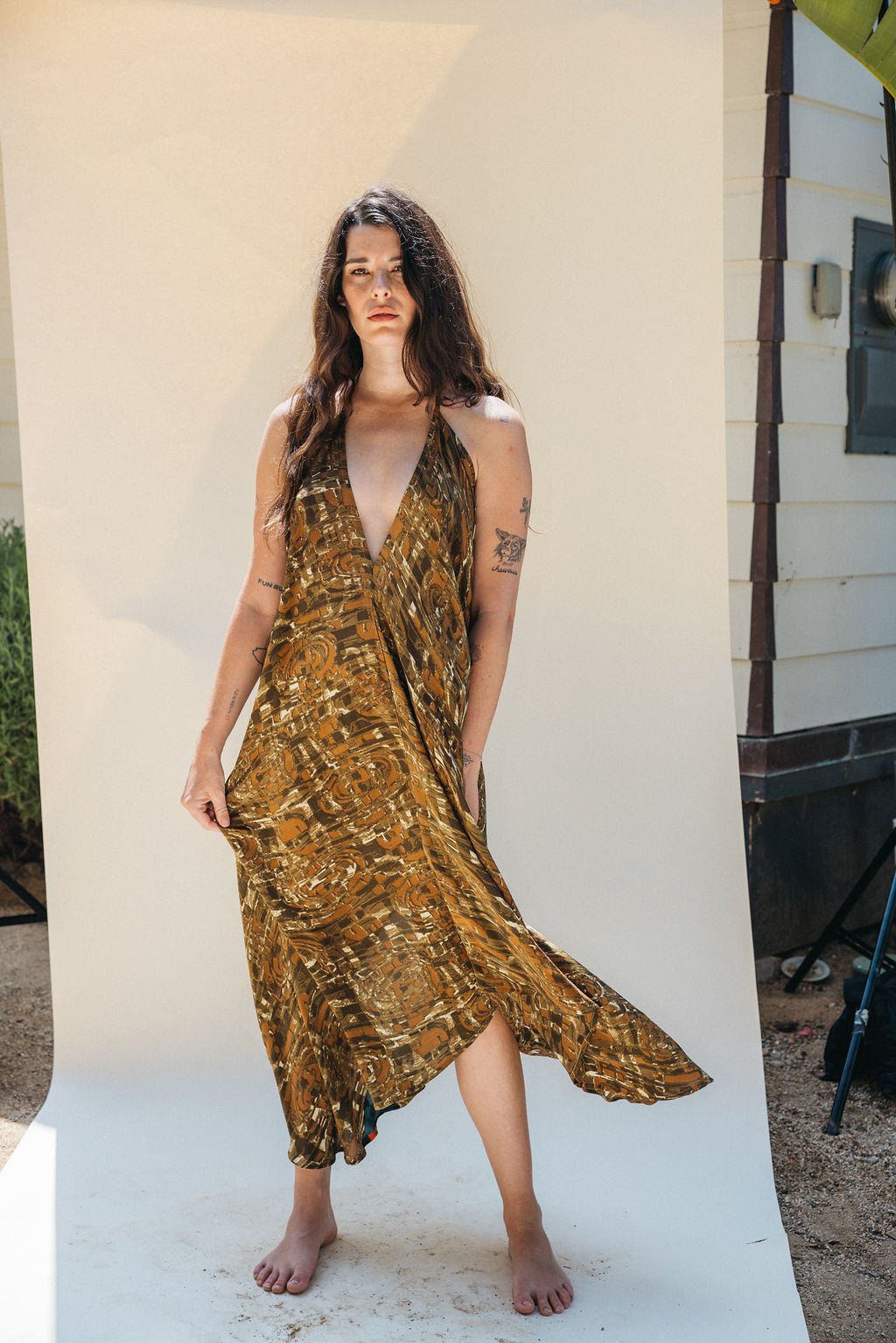 Sun Child Classic Silk Dress - Harlow