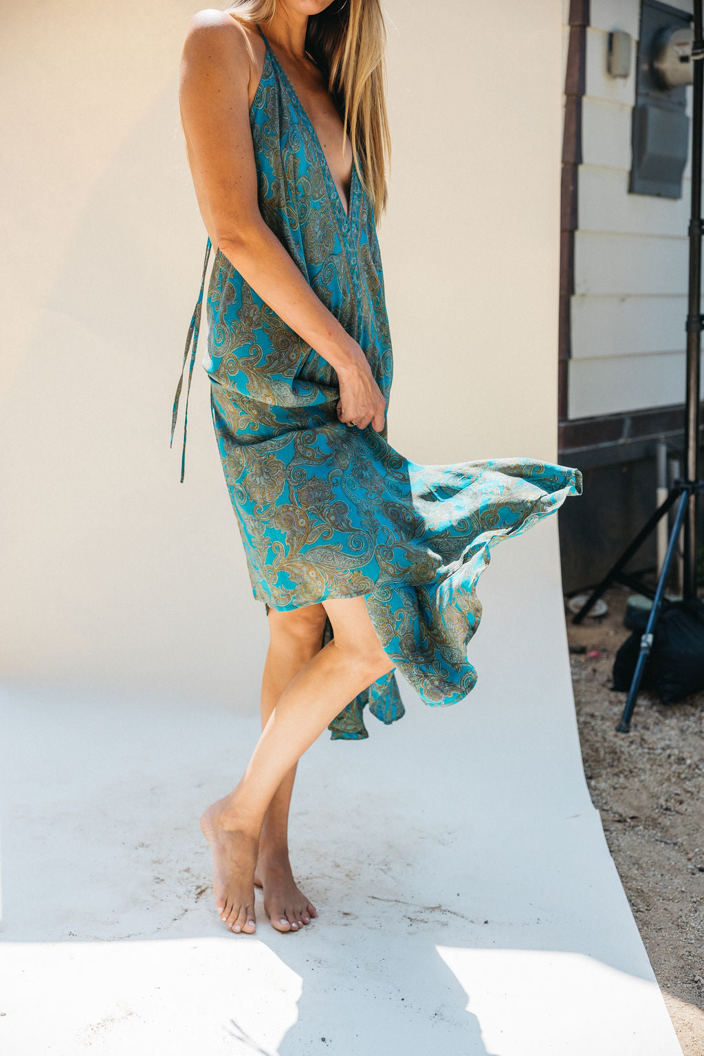 Sun Child Classic Silk Dress - Dandelion