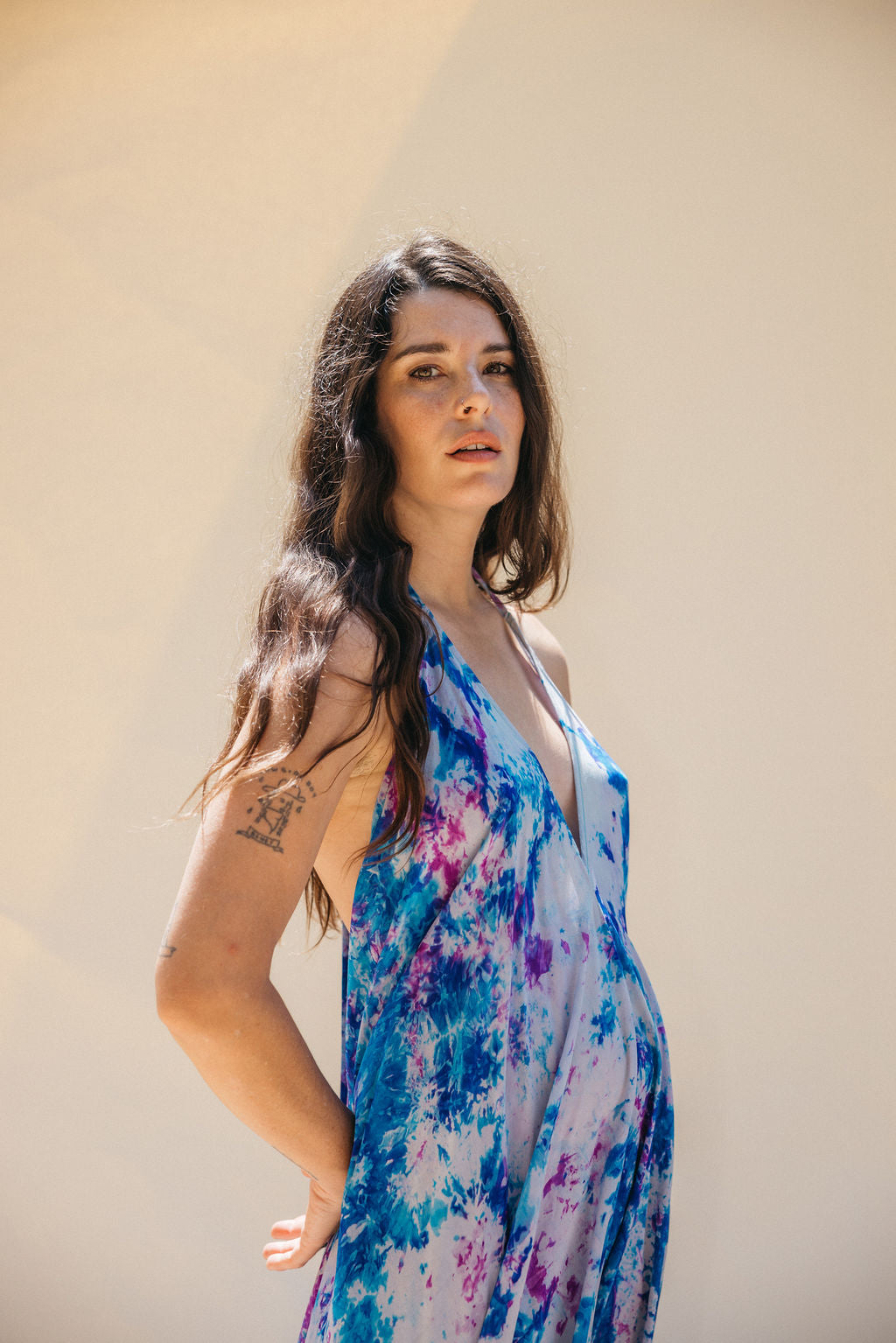 Sun Child Classic Silk Dress - Lavender