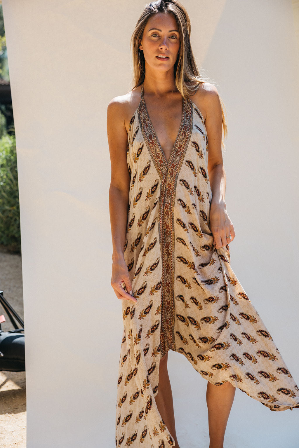 Sun Child Classic Silk Dress - Lennon