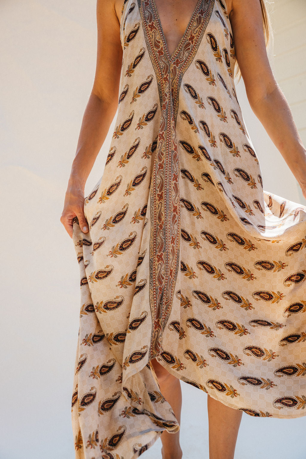 Sun Child Classic Silk Dress - Lennon