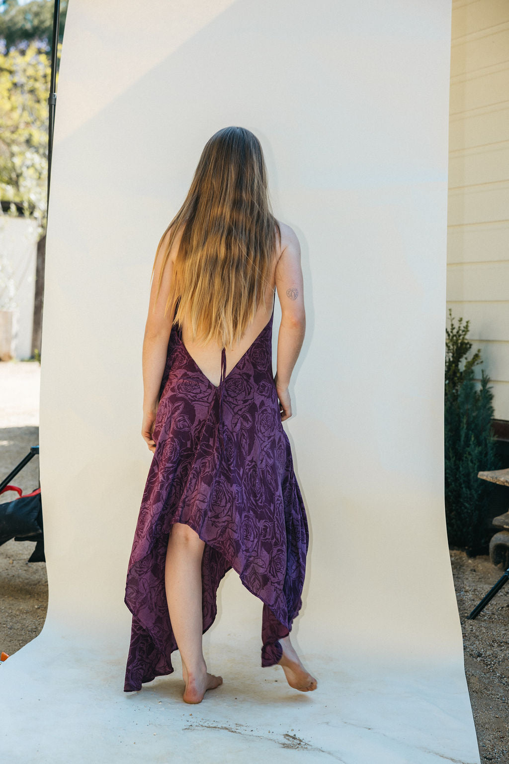 Sun Child Classic Silk Dress - Music