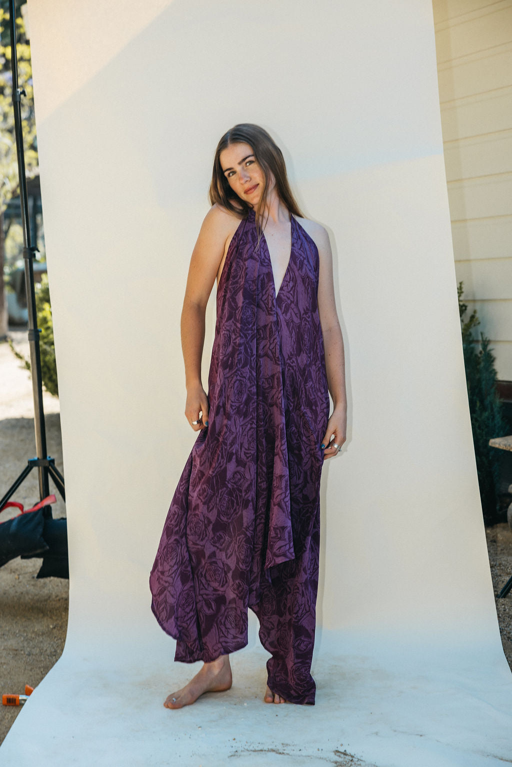 Sun Child Classic Silk Dress - Music