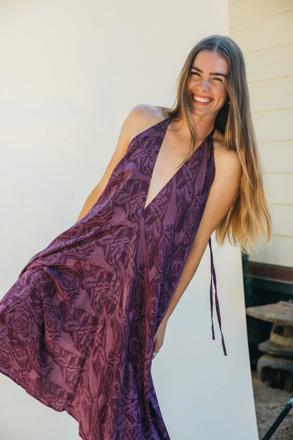 Sun Child Classic Silk Dress - Music