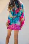 Kimono Wrap Dress - Disco