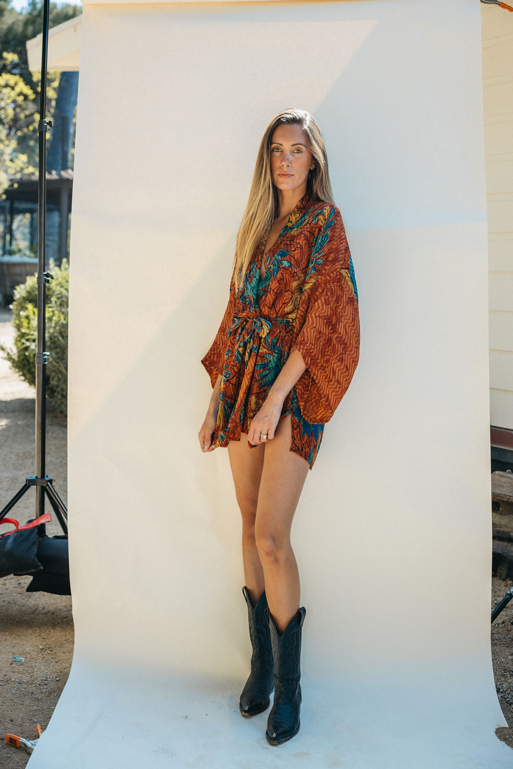 Kimono Wrap Dress - Cheslin