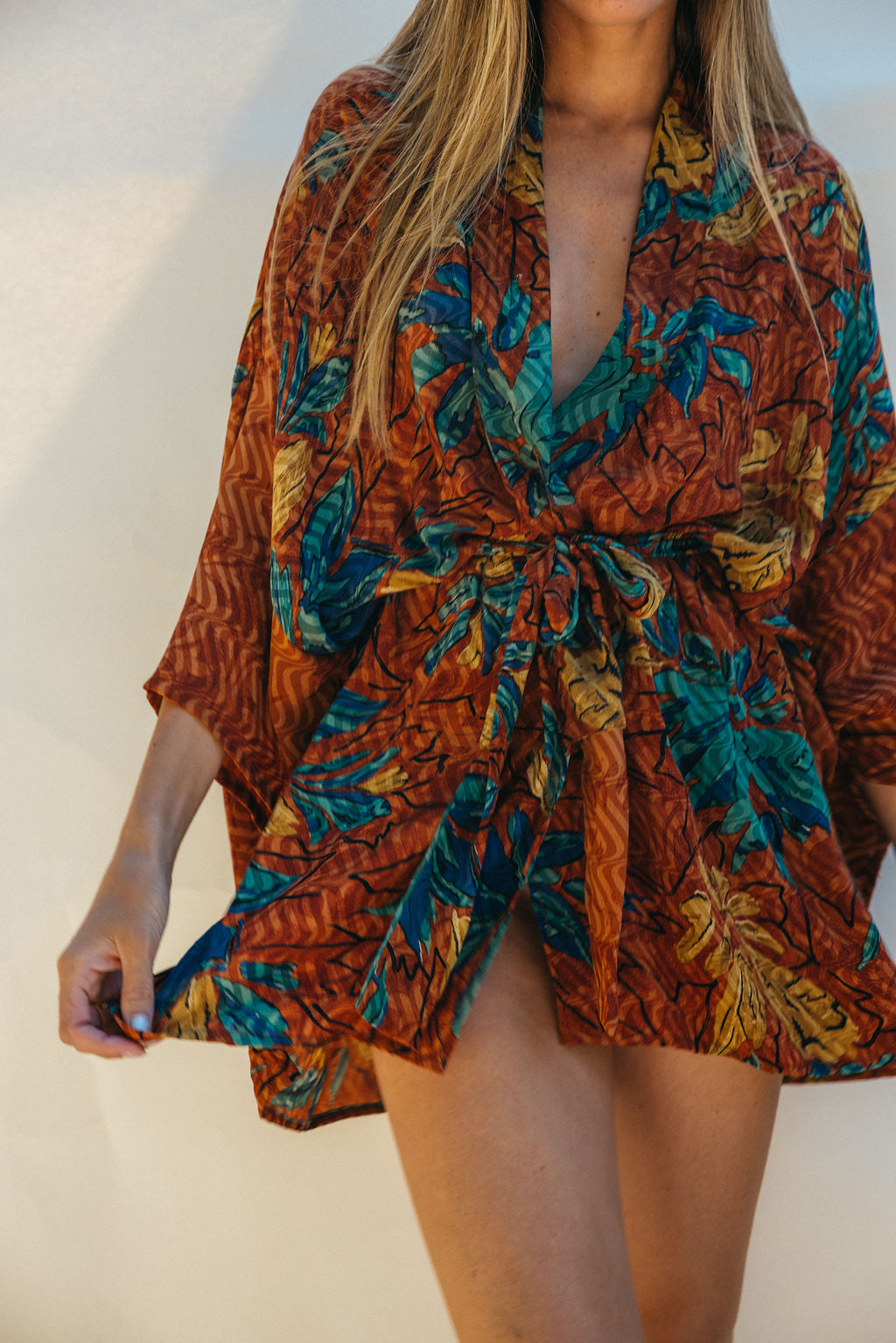 Kimono Wrap Dress - Cheslin