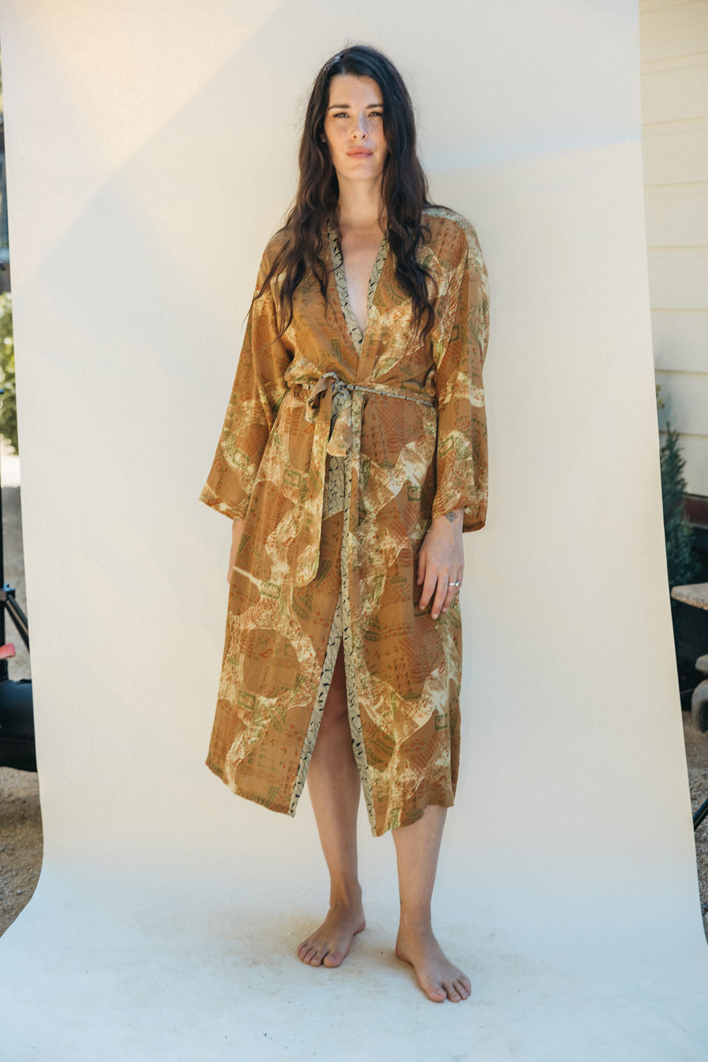 Long Jacket With Belt - Zarah