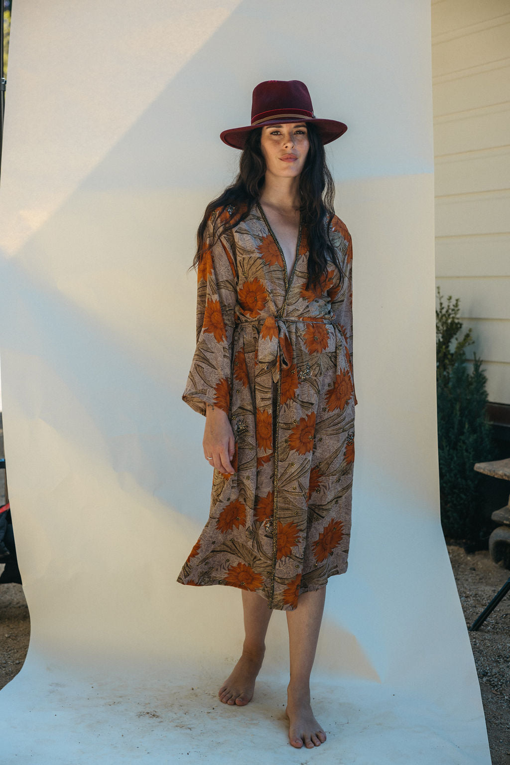 Long Jacket With Belt - Nellie