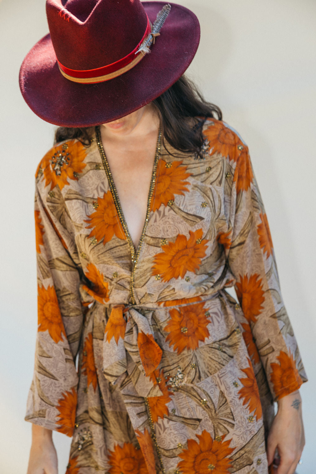 Long Jacket With Belt - Nellie