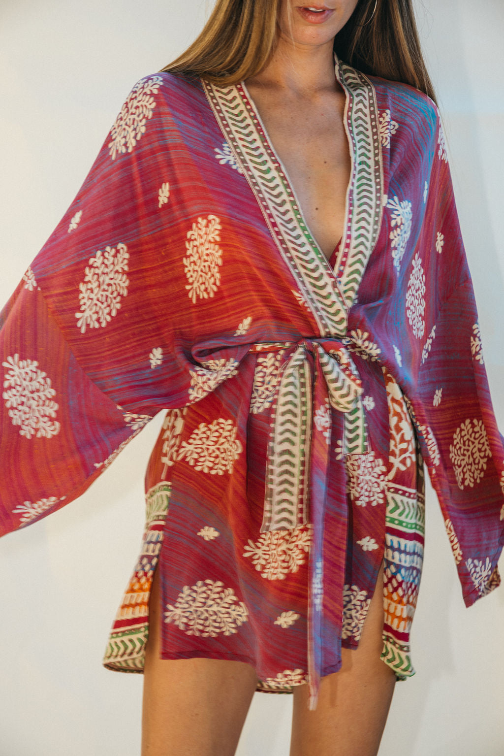 Kimono Wrap Dress - Palmer