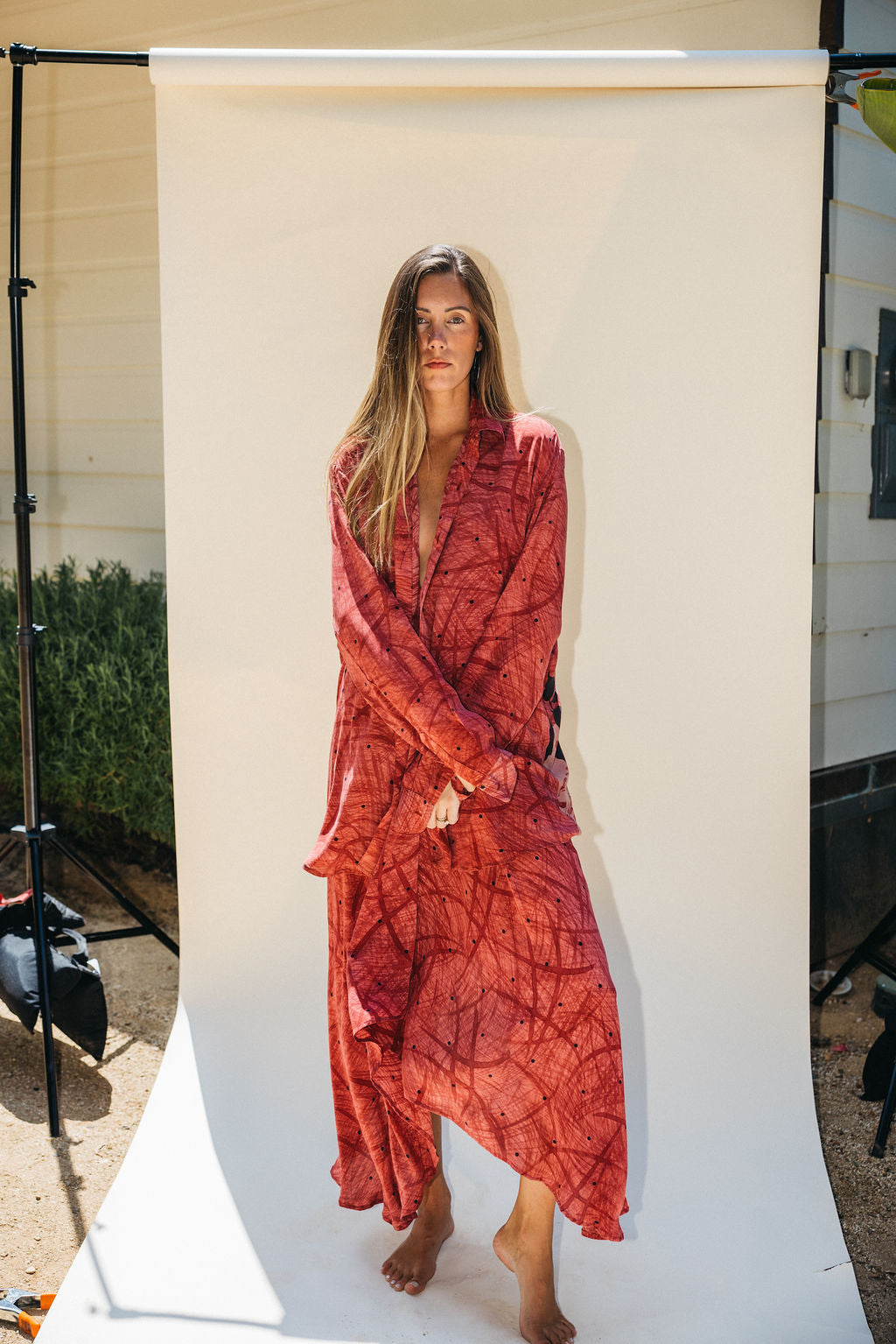 Sun Child Classic Silk Dress - Becca