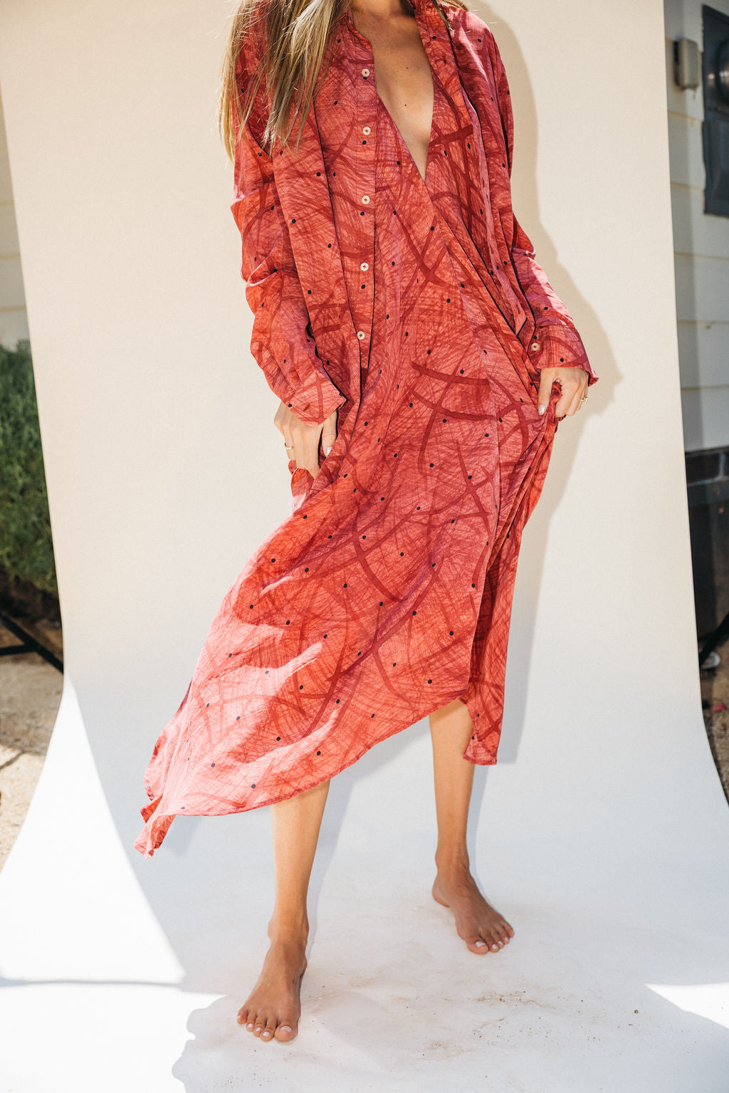 Sun Child Classic Silk Dress - Becca