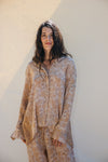 Open Back Boyfriend Shirt - Hunter