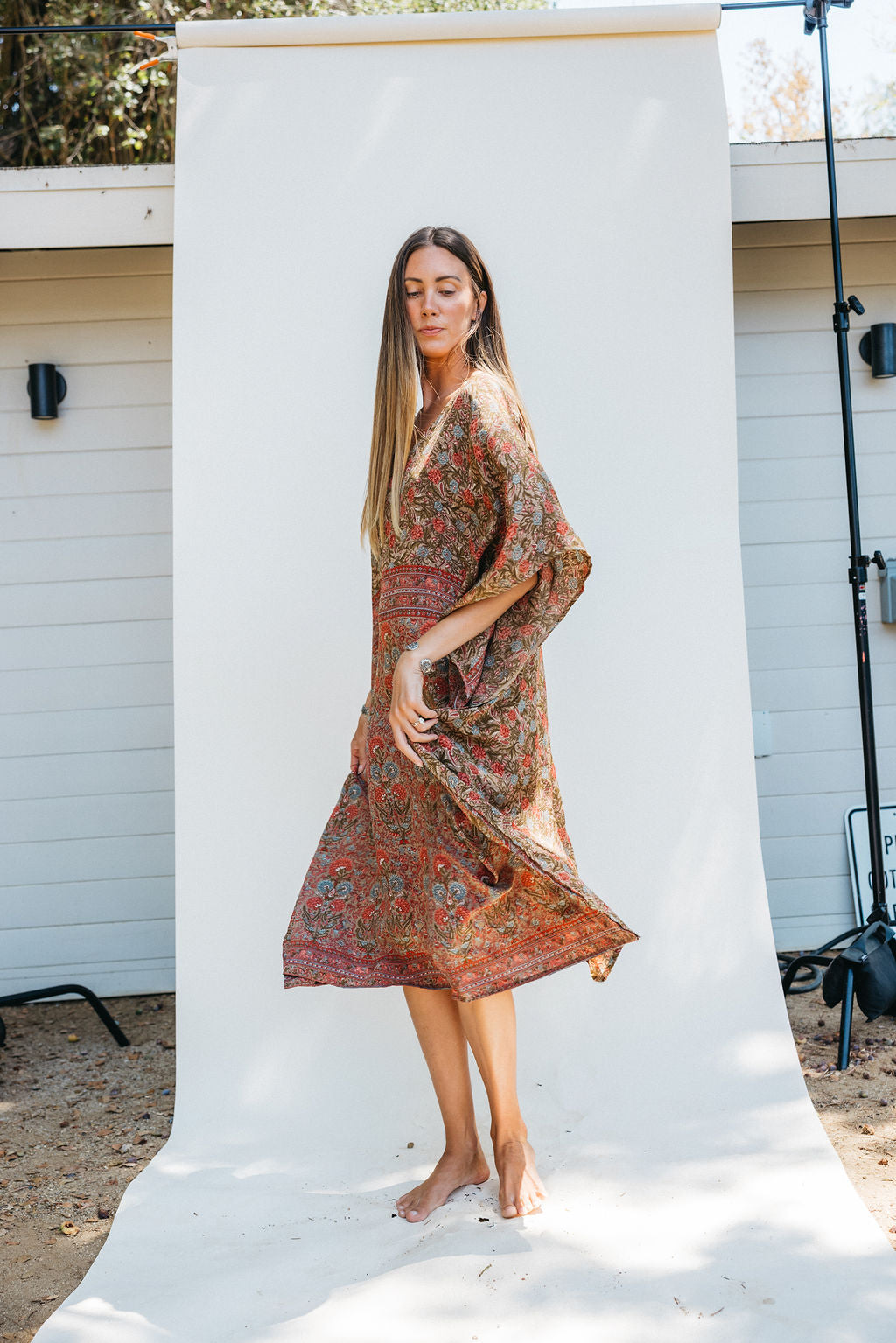 Long Caftan - Lilac
