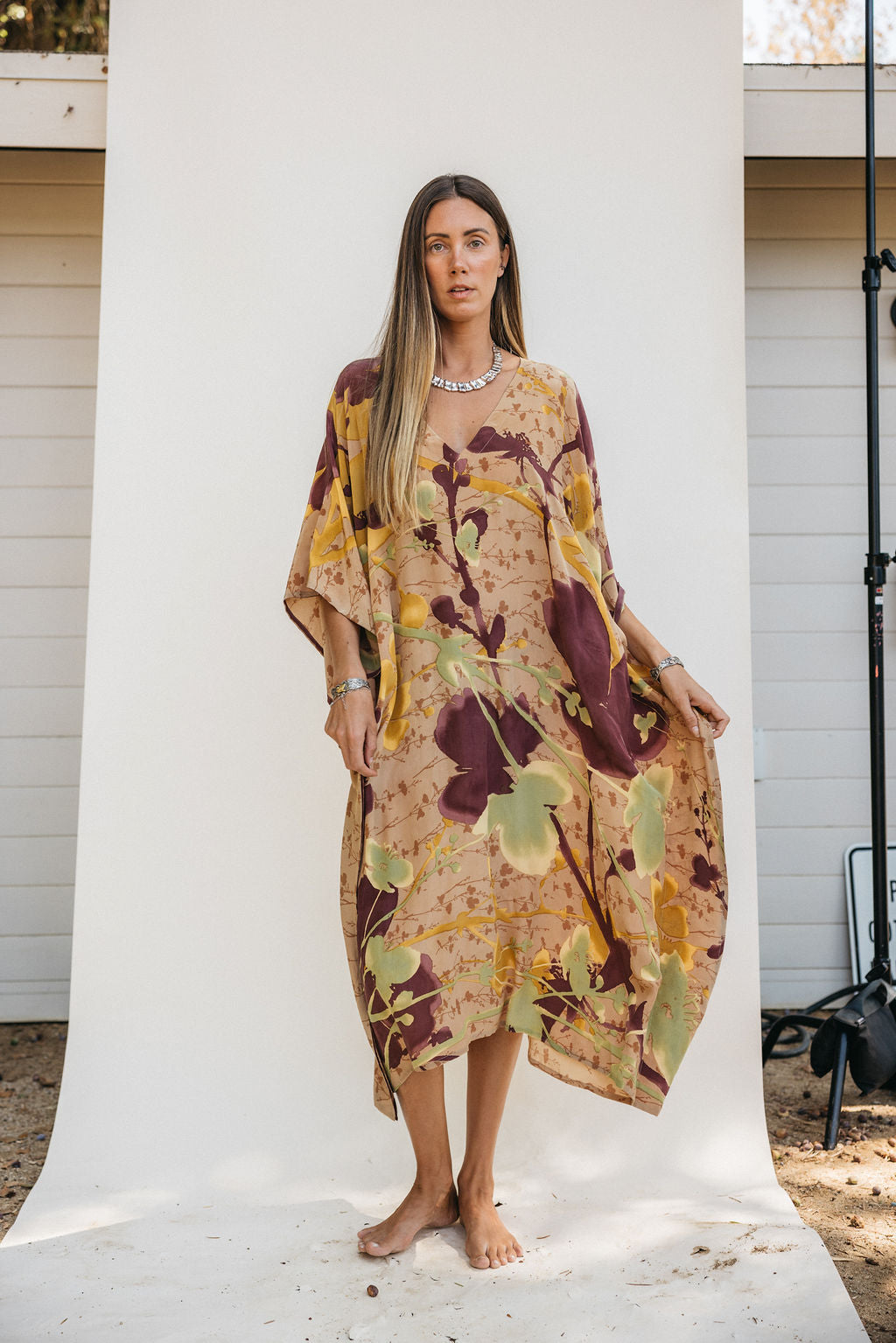 Long Caftan- Magnolia