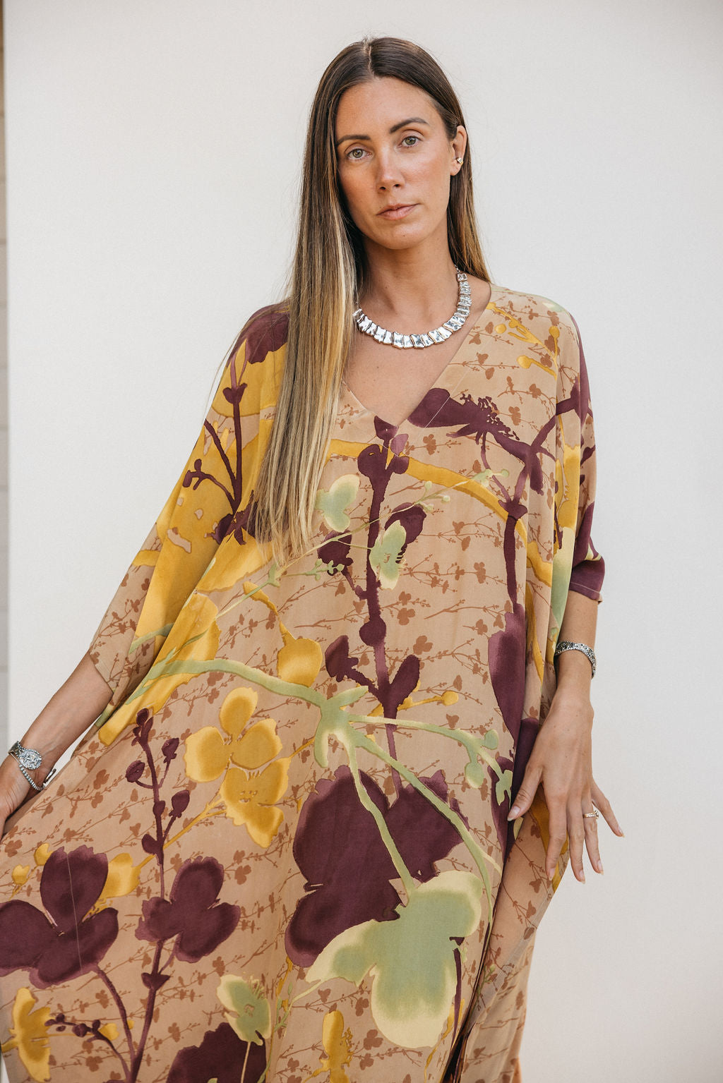 Long Caftan- Magnolia