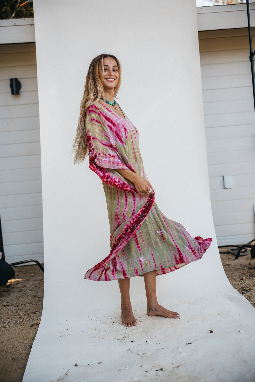 Long Caftan - Violet