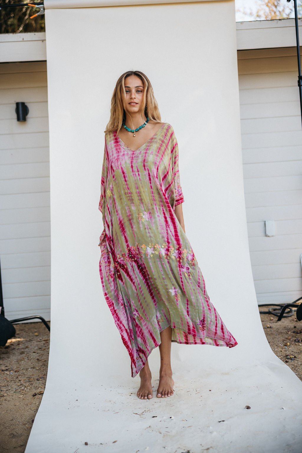 Long Caftan - Violet