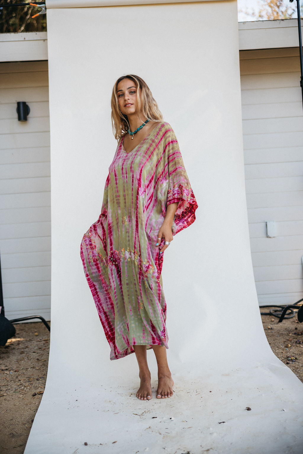 Long Caftan - Violet