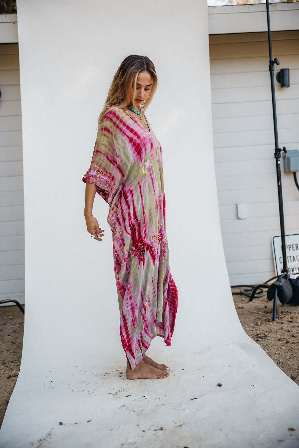 Long Caftan - Violet