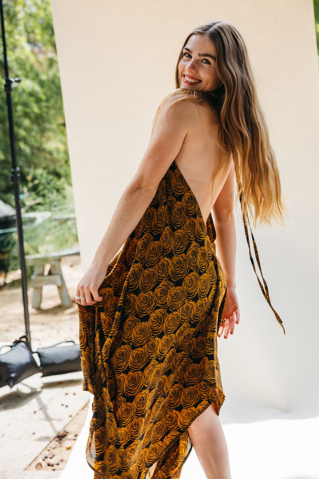 Sun Child Classic Silk Dress - Bass