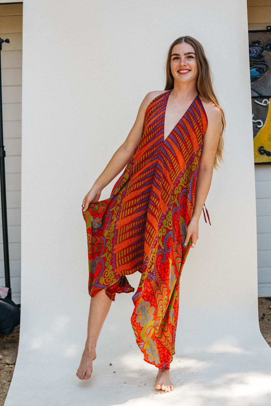 Sun Child Classic Silk Dress - Clemmy