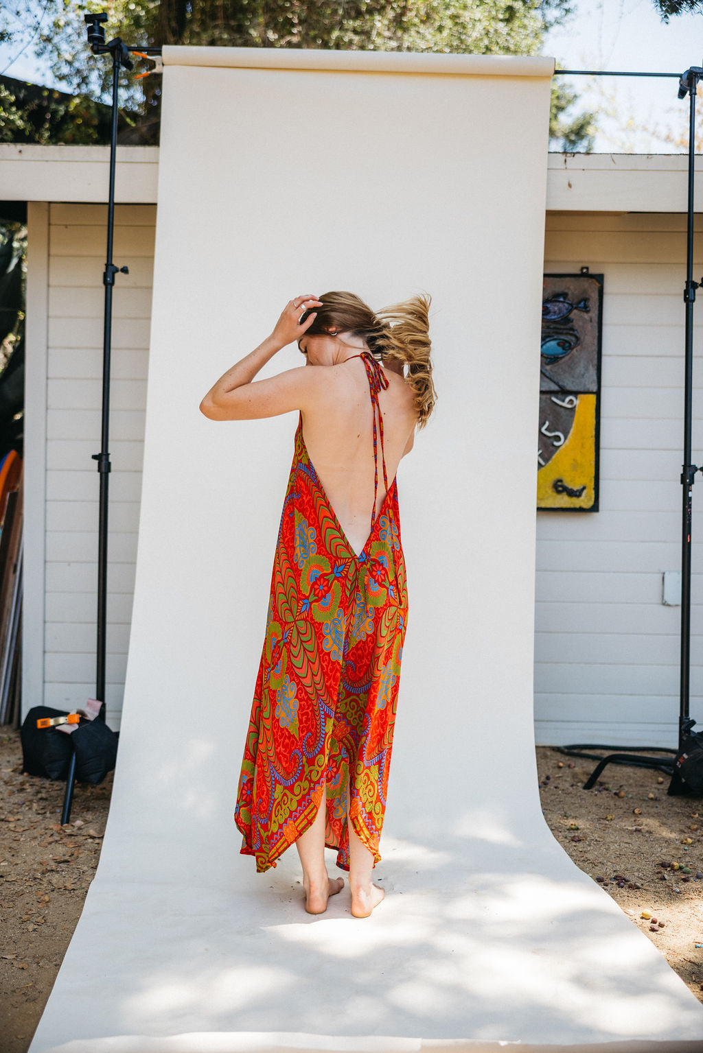 Sun Child Classic Silk Dress - Clemmy
