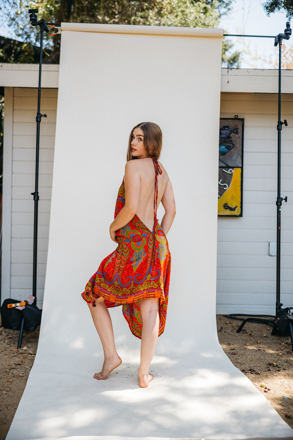 Sun Child Classic Silk Dress - Clemmy